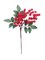 12-Pack: Red Stary Berry Pick with Silk Foliage, Floral Home by Artificial Flowers